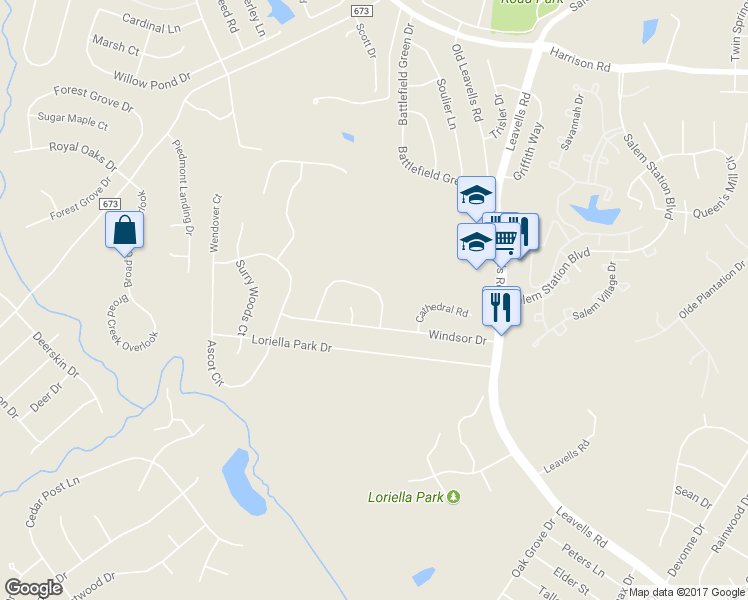 map of restaurants, bars, coffee shops, grocery stores, and more near 11008 Abbey Lane in Fredericksburg