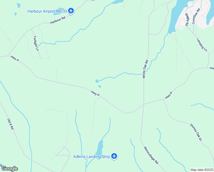 map of restaurants, bars, coffee shops, grocery stores, and more near 14951 Highway P in Gravois Mills