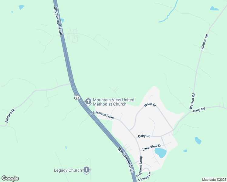 map of restaurants, bars, coffee shops, grocery stores, and more near 135 Thomas Court in Ruckersville