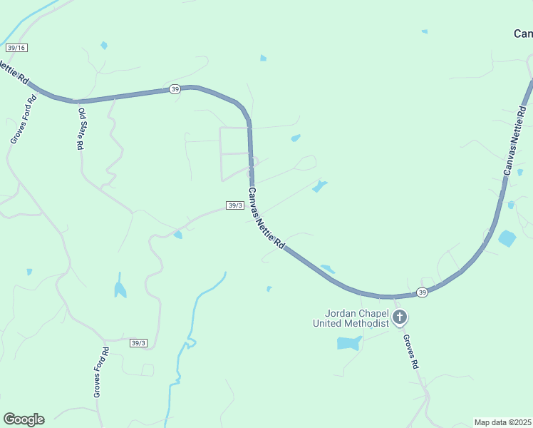 map of restaurants, bars, coffee shops, grocery stores, and more near 3379 Canvas Nettie Road in Canvas
