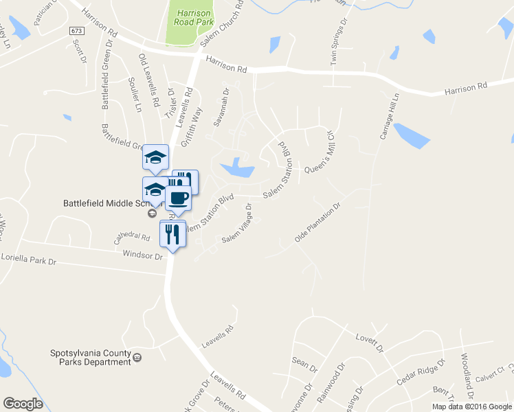 map of restaurants, bars, coffee shops, grocery stores, and more near 11169 Sussex Court in Fredericksburg