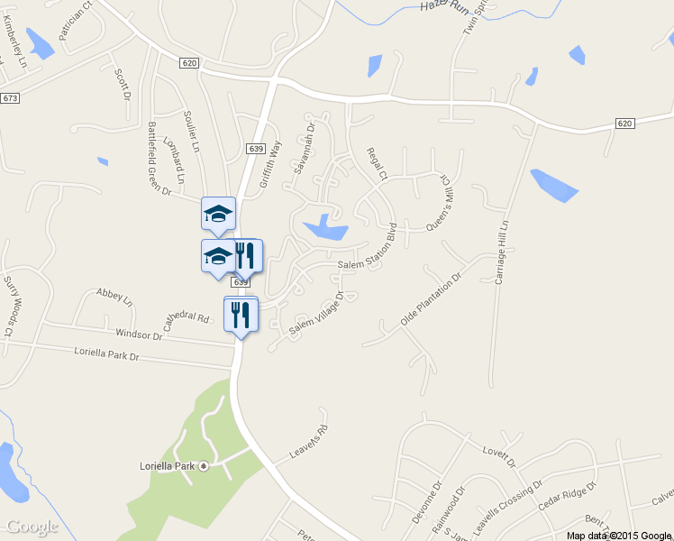 map of restaurants, bars, coffee shops, grocery stores, and more near 11272 Girven Court in Fredericksburg