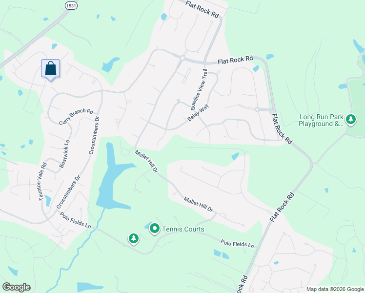 map of restaurants, bars, coffee shops, grocery stores, and more near 1922 Belay Way in Louisville