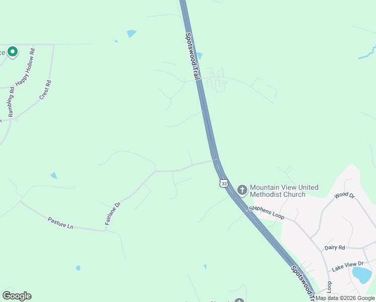 map of restaurants, bars, coffee shops, grocery stores, and more near 98 Fairlane Circle in Stanardsville