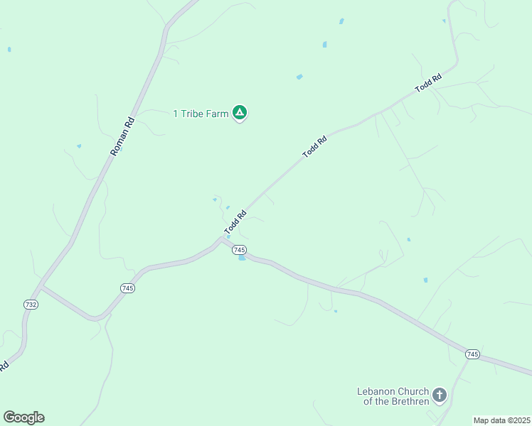map of restaurants, bars, coffee shops, grocery stores, and more near 816 Todd Road in Mount Sidney