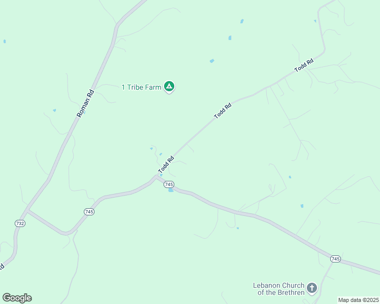 map of restaurants, bars, coffee shops, grocery stores, and more near 816 Todd Road in Mount Sidney