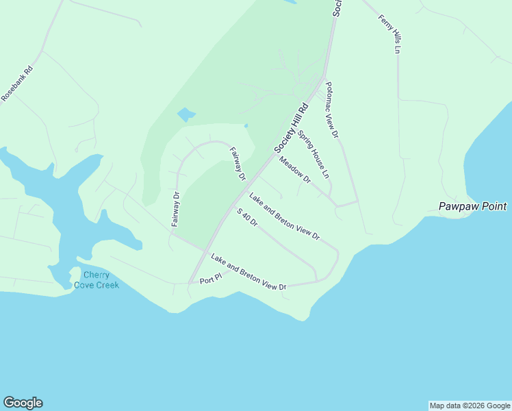 map of restaurants, bars, coffee shops, grocery stores, and more near 40727 Lake and Breton View Drive in Leonardtown