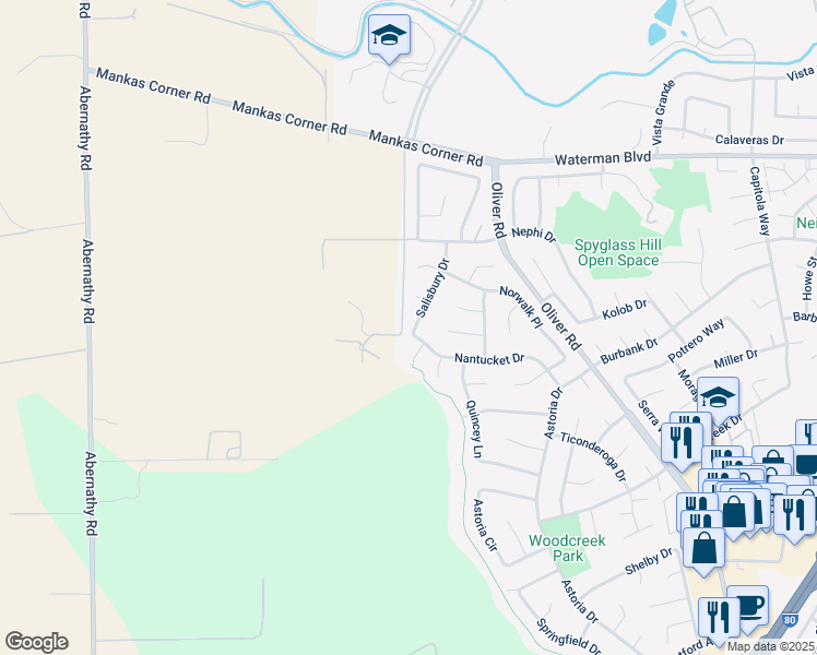 map of restaurants, bars, coffee shops, grocery stores, and more near 1773 Portsmouth Court in Fairfield