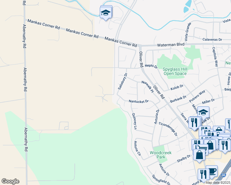 map of restaurants, bars, coffee shops, grocery stores, and more near 1773 Portsmouth Court in Fairfield
