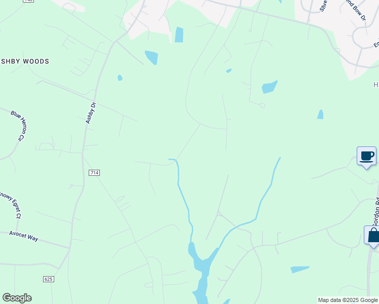 map of restaurants, bars, coffee shops, grocery stores, and more near 7806 Shawmont Road in Fredericksburg