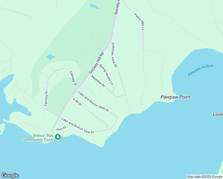 map of restaurants, bars, coffee shops, grocery stores, and more near 40905 Spring House Lane in Leonardtown