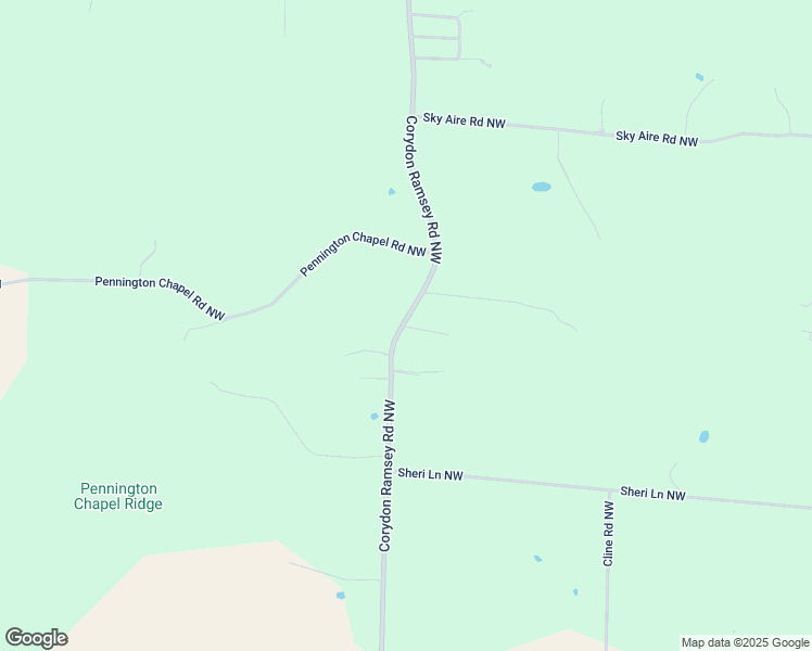 map of restaurants, bars, coffee shops, grocery stores, and more near 4310 Corydon Ramsey Road Northwest in Corydon