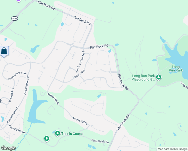 map of restaurants, bars, coffee shops, grocery stores, and more near 2006 Carabiner Way in Louisville