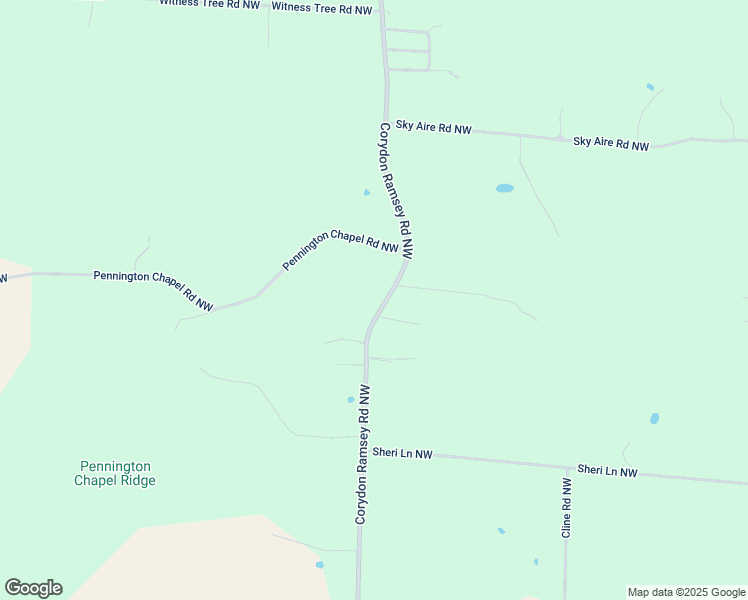 map of restaurants, bars, coffee shops, grocery stores, and more near 4310 Corydon Ramsey Road Northwest in Corydon