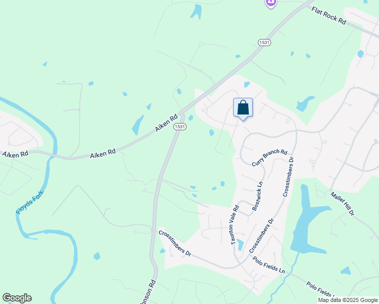 map of restaurants, bars, coffee shops, grocery stores, and more near 2203 Johnson Road in Louisville