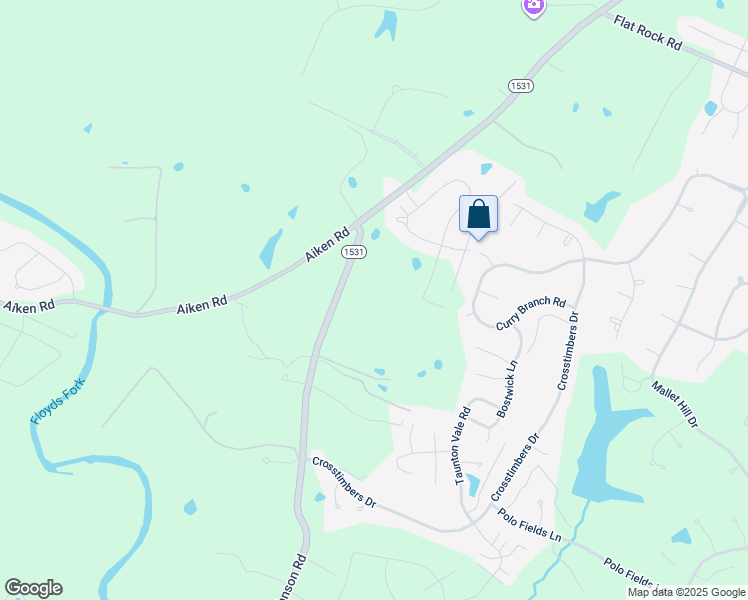 map of restaurants, bars, coffee shops, grocery stores, and more near 2203 Johnson Road in Louisville