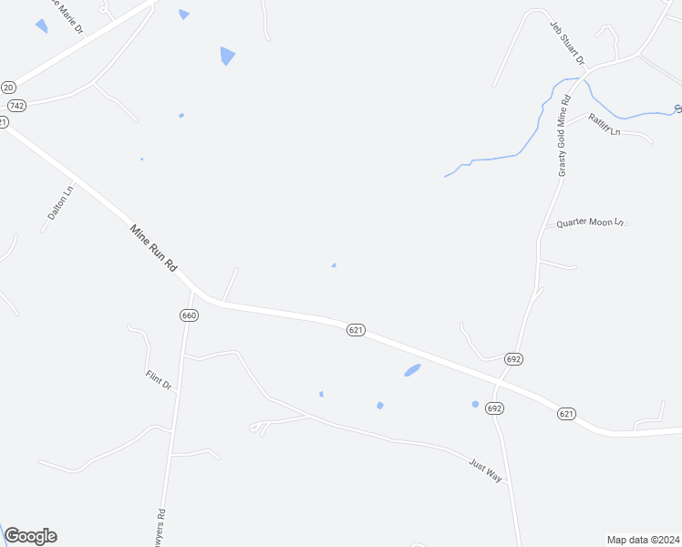 map of restaurants, bars, coffee shops, grocery stores, and more near 28345 Mine Run Road in Rhoadesville