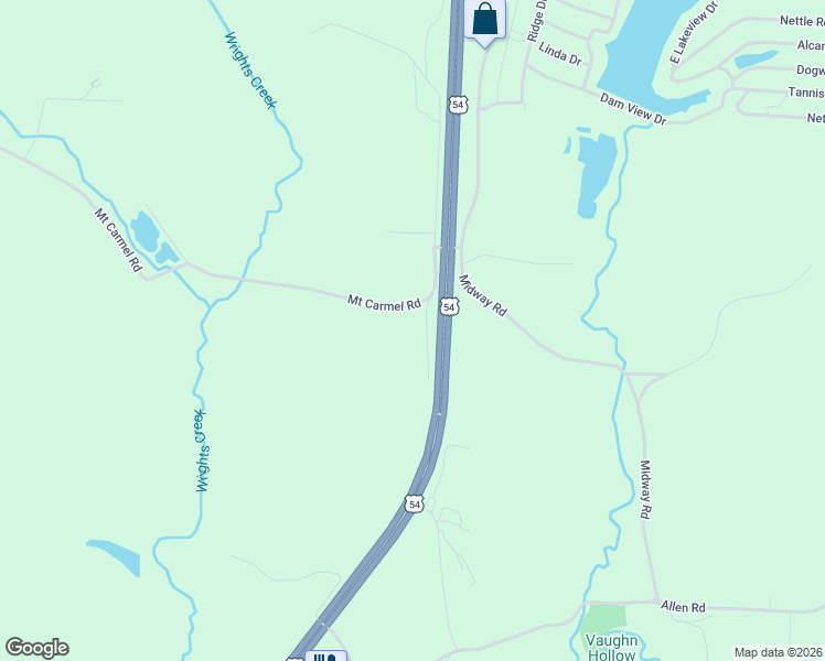 map of restaurants, bars, coffee shops, grocery stores, and more near 19 Hazelwood Road in Eldon
