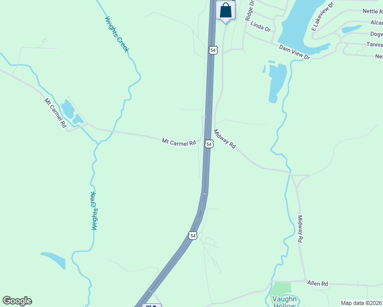 map of restaurants, bars, coffee shops, grocery stores, and more near 19-31 Hazelwood Road in Eldon