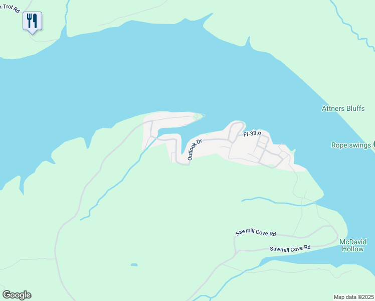 map of restaurants, bars, coffee shops, grocery stores, and more near 343-727 Outlook Dr in EDWARDS