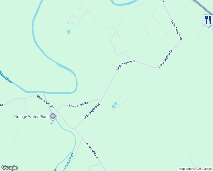 map of restaurants, bars, coffee shops, grocery stores, and more near 13132 Hickory Lane in Orange