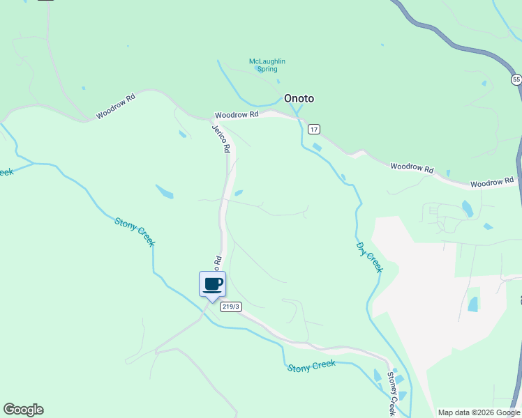 map of restaurants, bars, coffee shops, grocery stores, and more near 125 The Pines Drive in Marlinton
