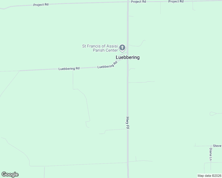 map of restaurants, bars, coffee shops, grocery stores, and more near 7809 Highway FF in Grubville