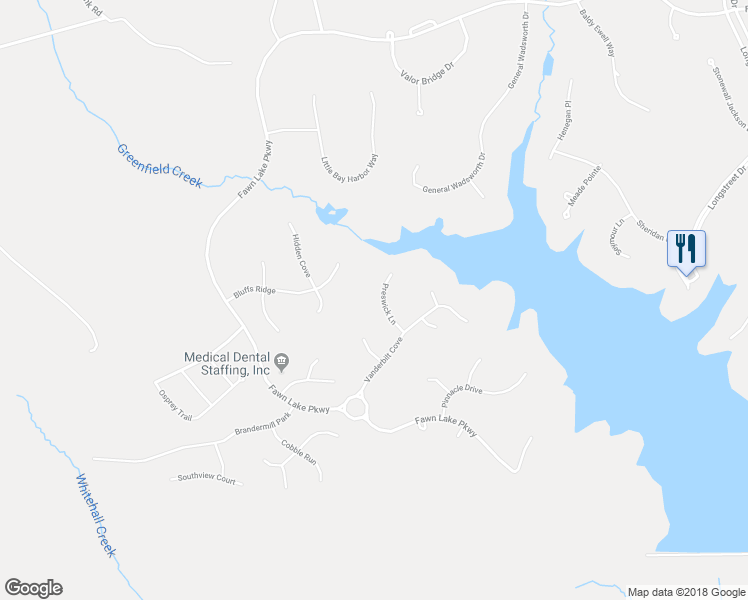 map of restaurants, bars, coffee shops, grocery stores, and more near 11206 Preswick Lane in Spotsylvania Courthouse