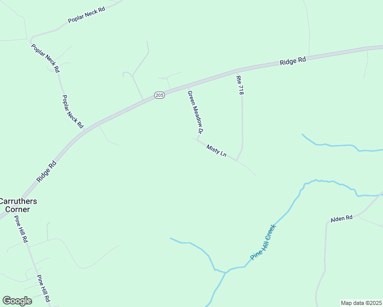 map of restaurants, bars, coffee shops, grocery stores, and more near 14494 Misty Lane in King George