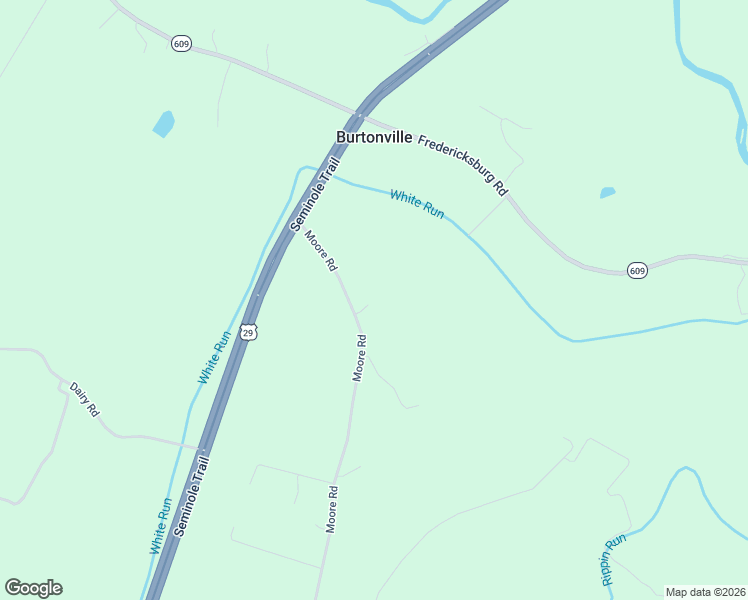 map of restaurants, bars, coffee shops, grocery stores, and more near 2620 Moore Road in Ruckersville