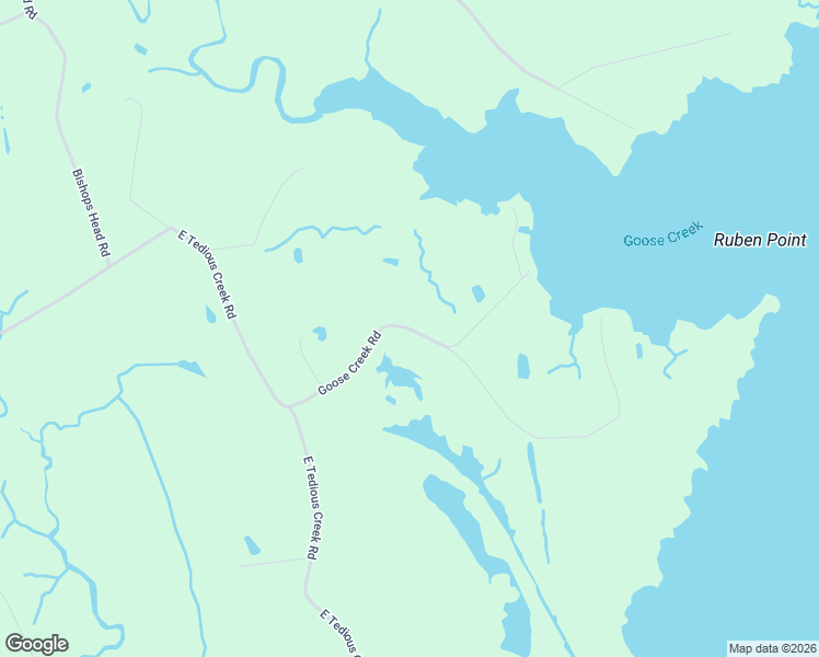 map of restaurants, bars, coffee shops, grocery stores, and more near Goose Creek Road in Dorchester County