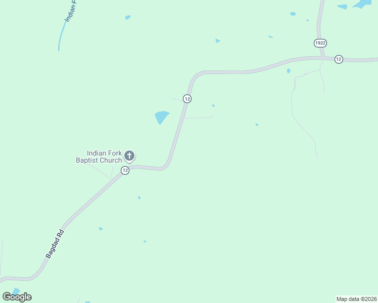 map of restaurants, bars, coffee shops, grocery stores, and more near 7083 Bagdad Road in Bagdad