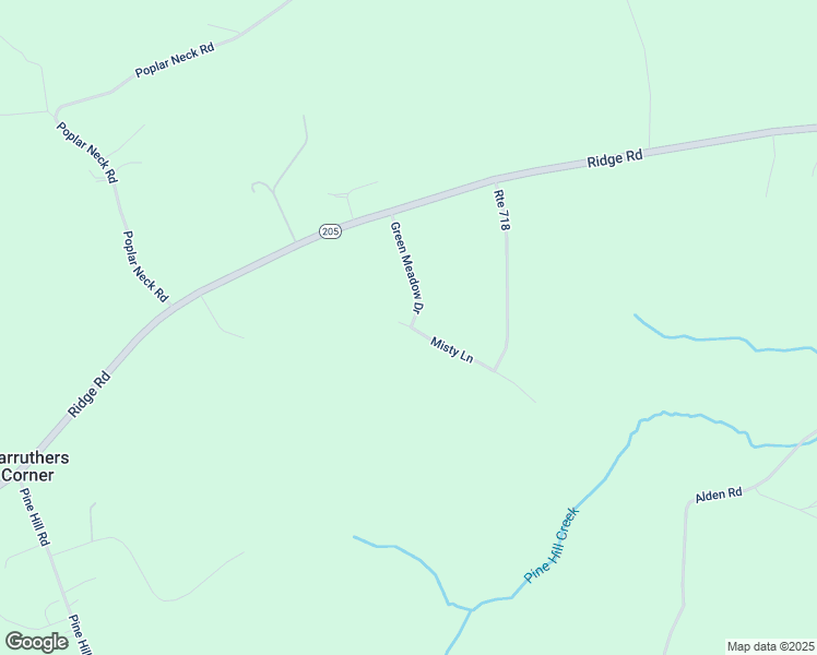 map of restaurants, bars, coffee shops, grocery stores, and more near 14494 Misty Lane in King George