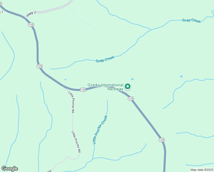 map of restaurants, bars, coffee shops, grocery stores, and more near Missouri 135 in Gravois Mills