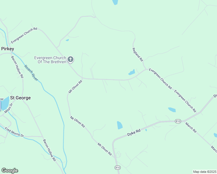 map of restaurants, bars, coffee shops, grocery stores, and more near 1000-1088 Evergreen Church Road in Stanardsville