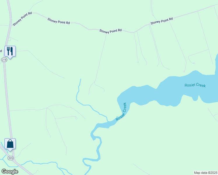 map of restaurants, bars, coffee shops, grocery stores, and more near 10161 Landfall Lane in King George