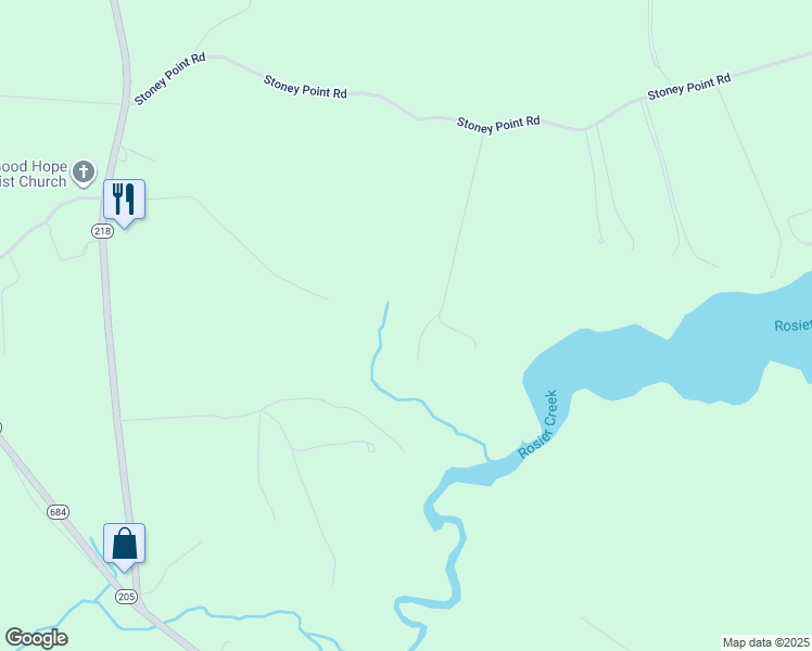 map of restaurants, bars, coffee shops, grocery stores, and more near 10166 Landfall Lane in King George