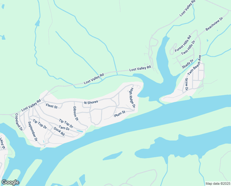 map of restaurants, bars, coffee shops, grocery stores, and more near Lakeview Drive in Warsaw