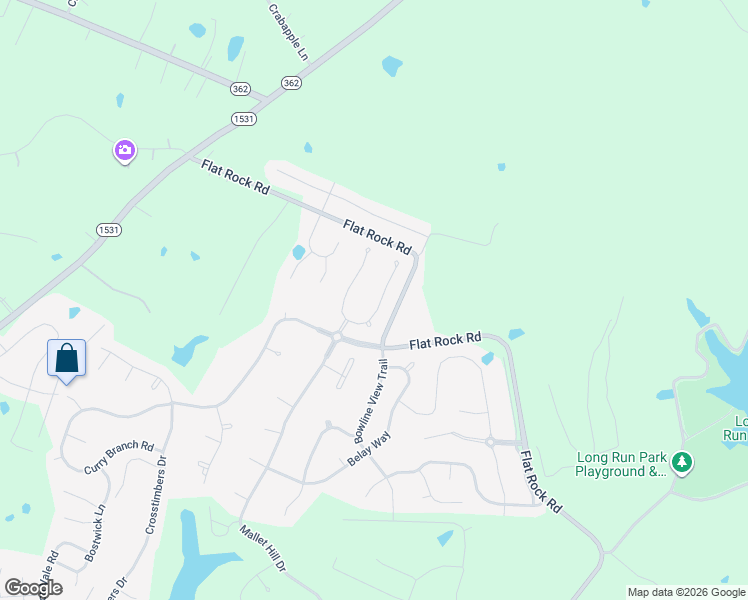 map of restaurants, bars, coffee shops, grocery stores, and more near 2616 Hedgepath Trail in Louisville