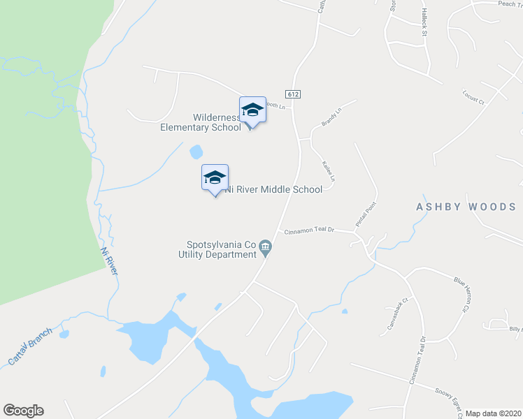 map of restaurants, bars, coffee shops, grocery stores, and more near 11508 Catharpin Road in Spotsylvania Courthouse