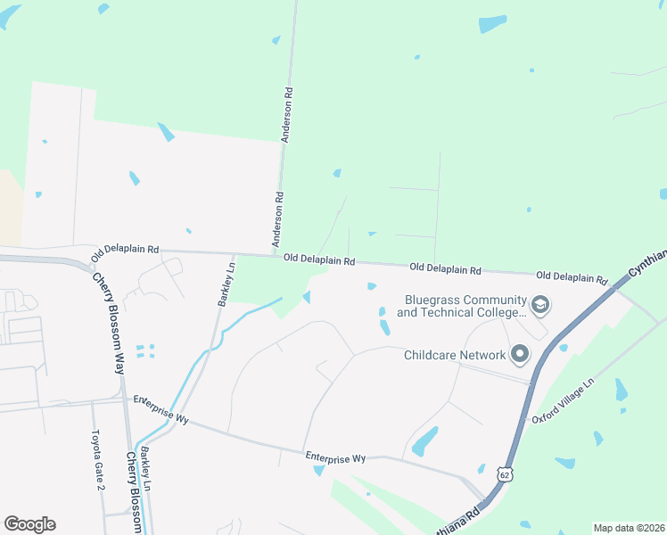 map of restaurants, bars, coffee shops, grocery stores, and more near 1121 Delaplain Road in Georgetown