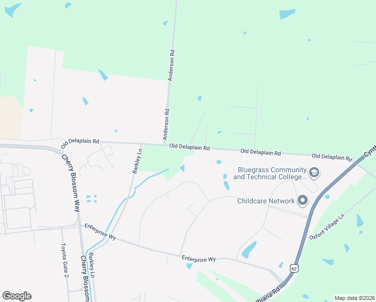 map of restaurants, bars, coffee shops, grocery stores, and more near 1121 Delaplain Road in Georgetown