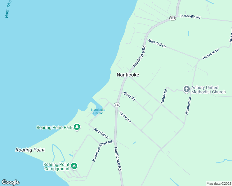 map of restaurants, bars, coffee shops, grocery stores, and more near 20475 Quarter Landing Lane in Nanticoke
