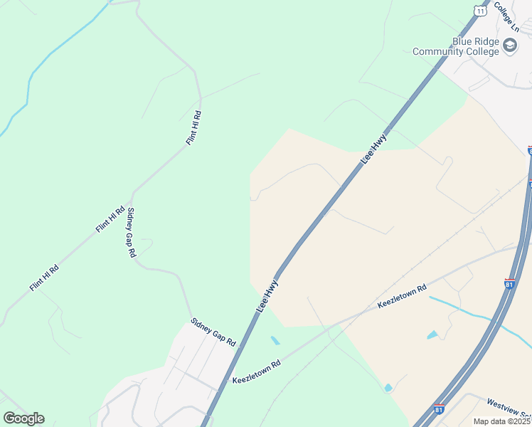 map of restaurants, bars, coffee shops, grocery stores, and more near 2810 Lee Highway in Mount Sidney