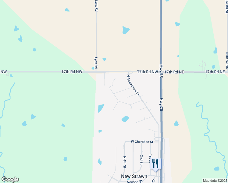 map of restaurants, bars, coffee shops, grocery stores, and more near 1207-1223 17th Road Northwest in Burlington