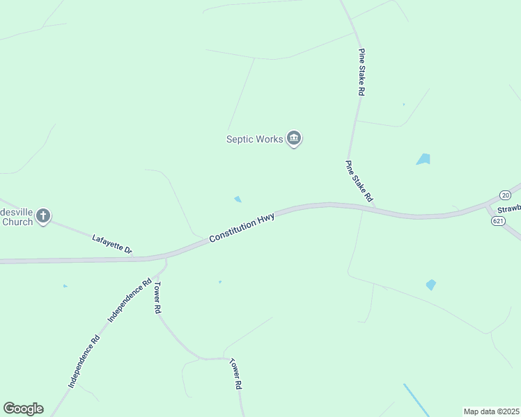 map of restaurants, bars, coffee shops, grocery stores, and more near 26459 Constitution Highway in Rhoadesville