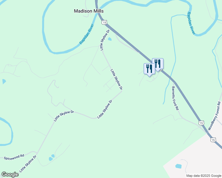 map of restaurants, bars, coffee shops, grocery stores, and more near 9435 Apple Tree Lane in Orange