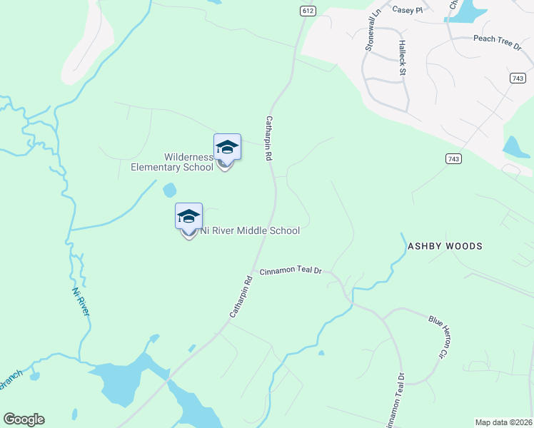 map of restaurants, bars, coffee shops, grocery stores, and more near 11520 Catharpin Road in Spotsylvania Courthouse
