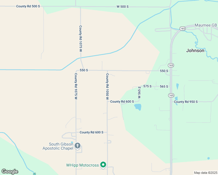 map of restaurants, bars, coffee shops, grocery stores, and more near 5636 County Road 1050 West in Owensville