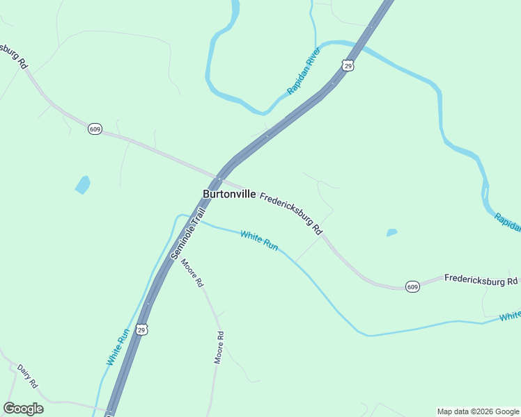 map of restaurants, bars, coffee shops, grocery stores, and more near 4000-4308 Fredericksburg Road in Ruckersville